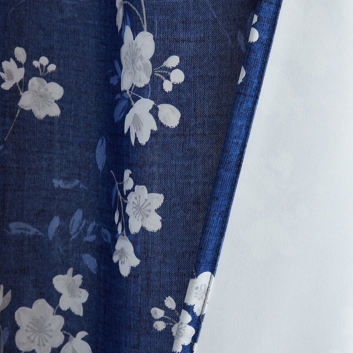 BlockingDawn Ashley Floral Room Darkening Rod Pocket Curtain Panels