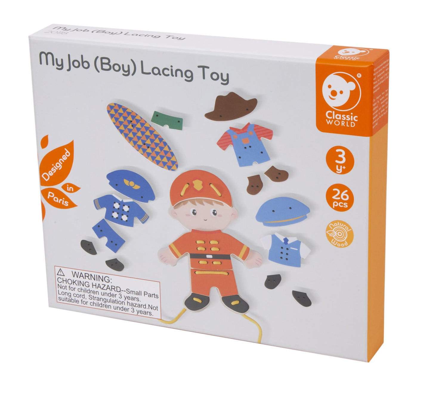 Classic World - My Job Lacing Toy - Boy