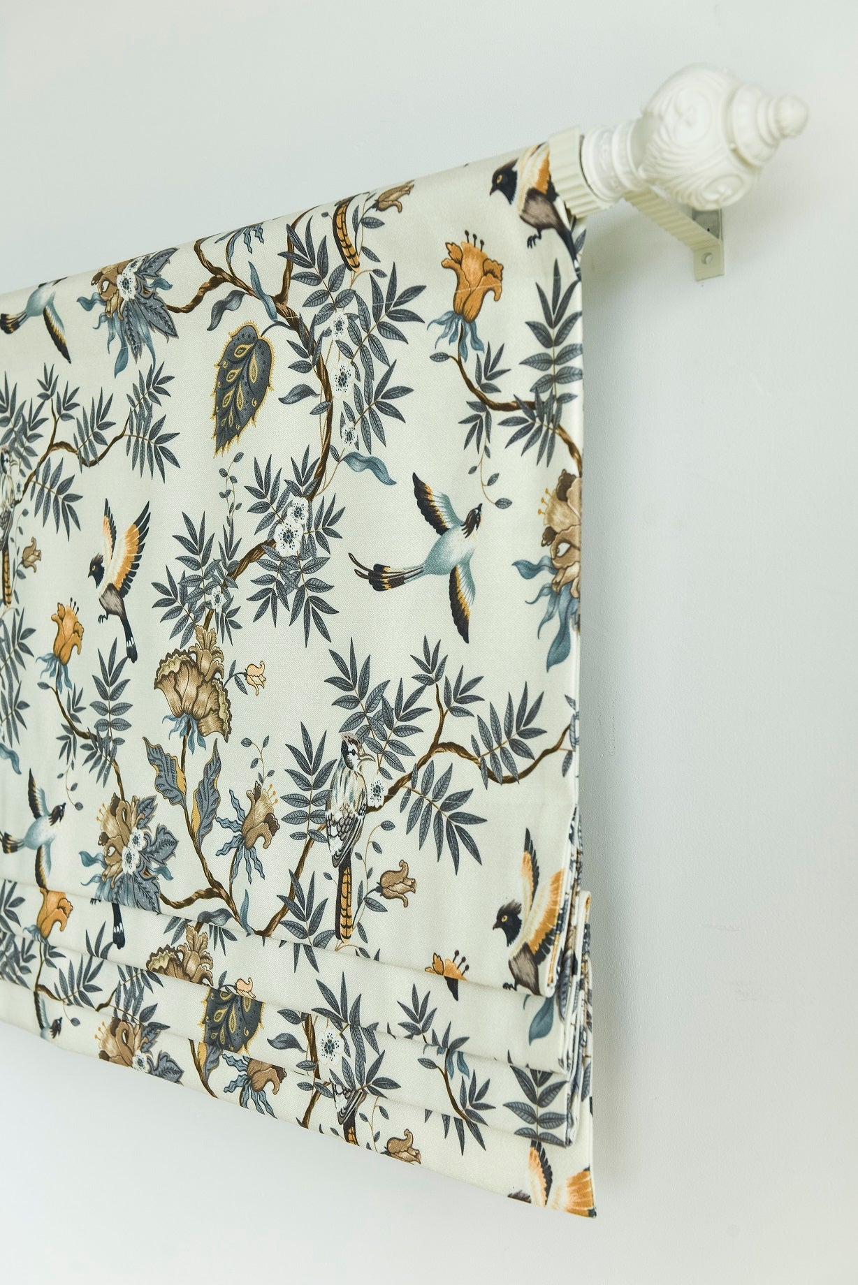 Custom Faux Roman Shades Secret Manor Style