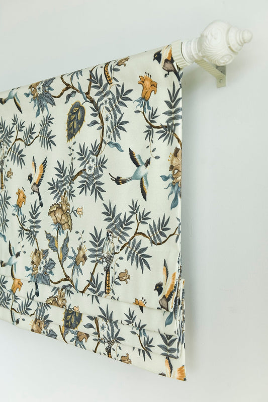 Custom Faux Roman Shades Secret Manor Style