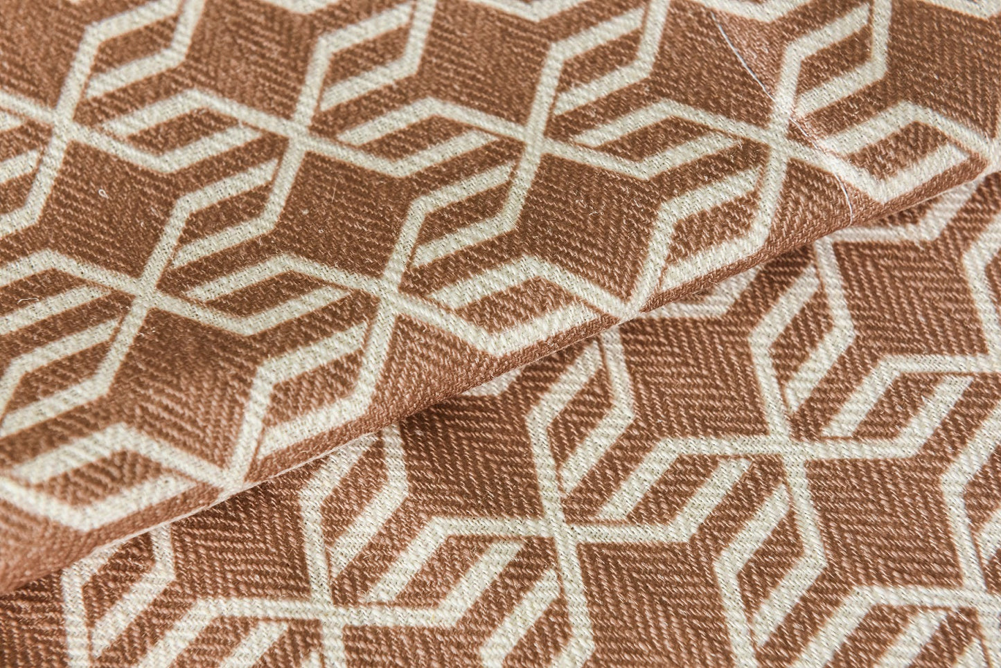 Custom Faux Roman Shades Art Deco Style