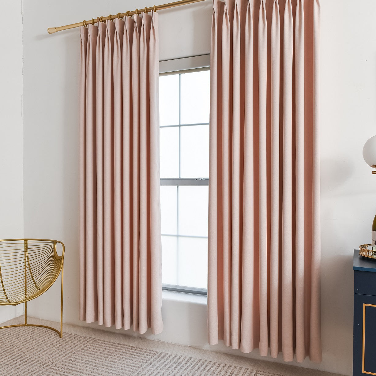 VintageEuro Charm Curtain 80% Blackout Curtain, Customize Size/Head, 1 Panel