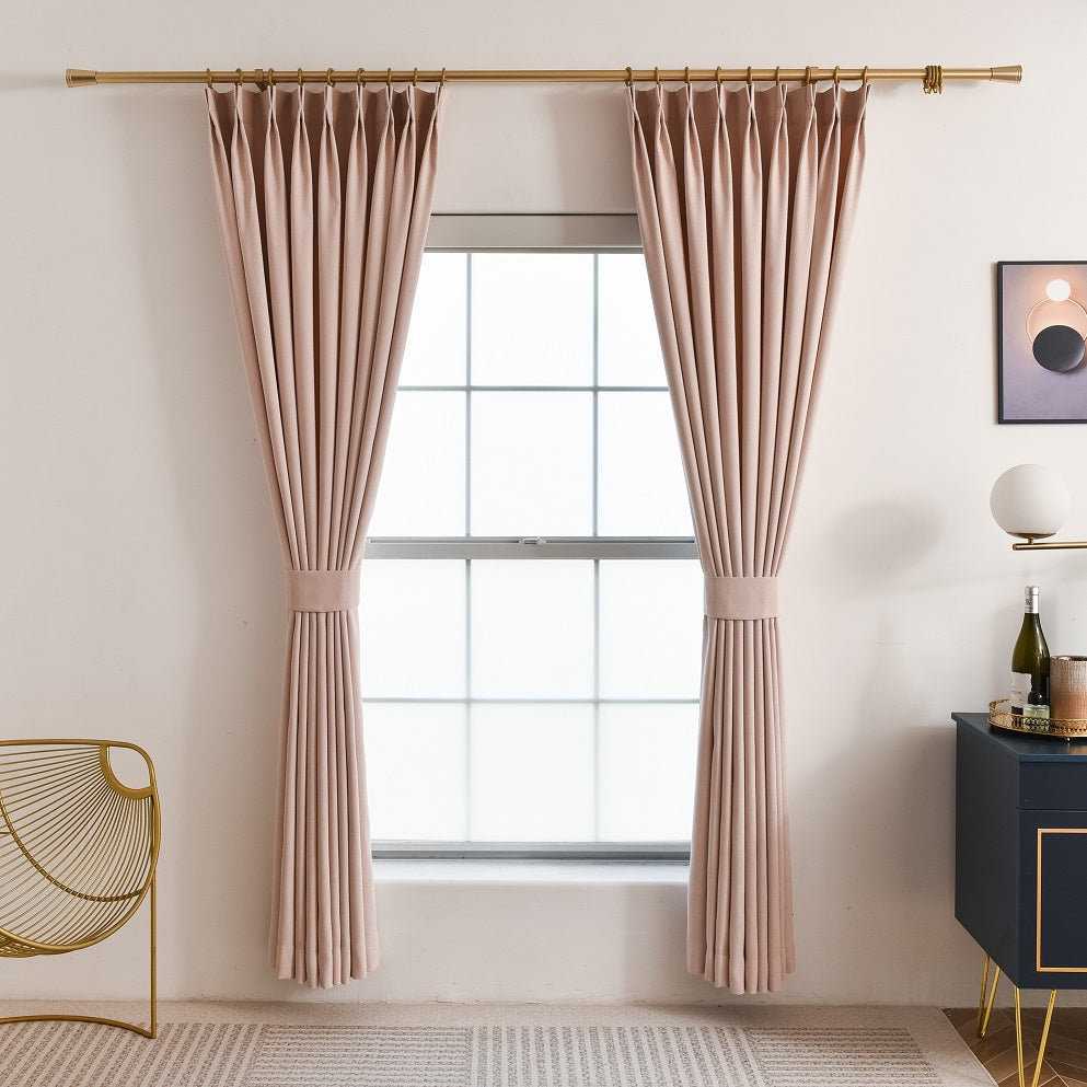 VintageEuro Charm Curtain 80% Blackout Curtain, Customize Size/Head, 1 Panel