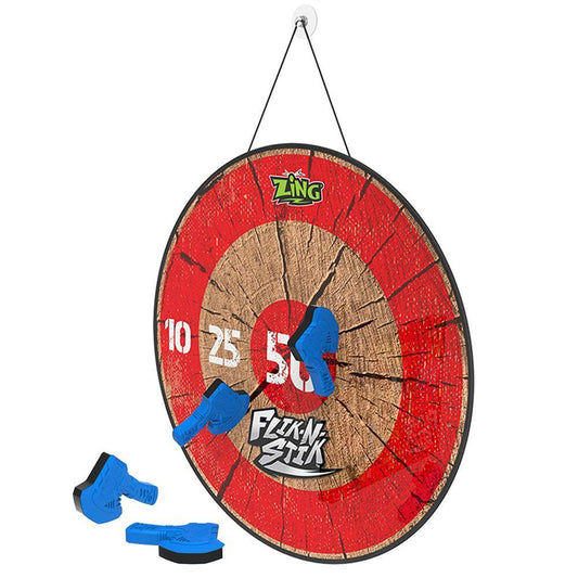 Flik-N-Stik (4 Axes Pack) - Toy Axe Throwing Set with Target