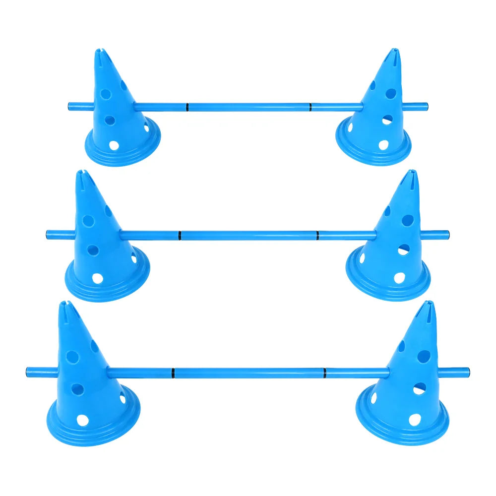 3set Outdoor Pet Dog Training Equipment Dog Exercise Training Jumping Stakes Sports Dogs Agility Equipment Pet Supplies GROOMY