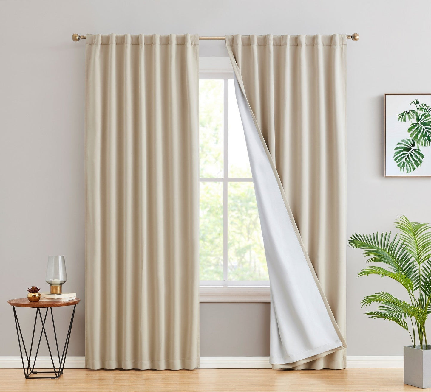 100% Blackout Curtains with Insulight Membrane