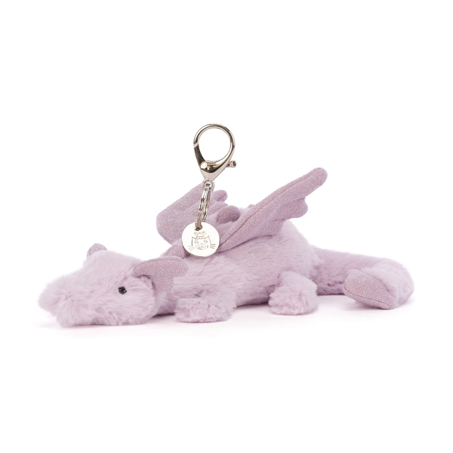 Jellycat Bag Charm | Lavender Dragon