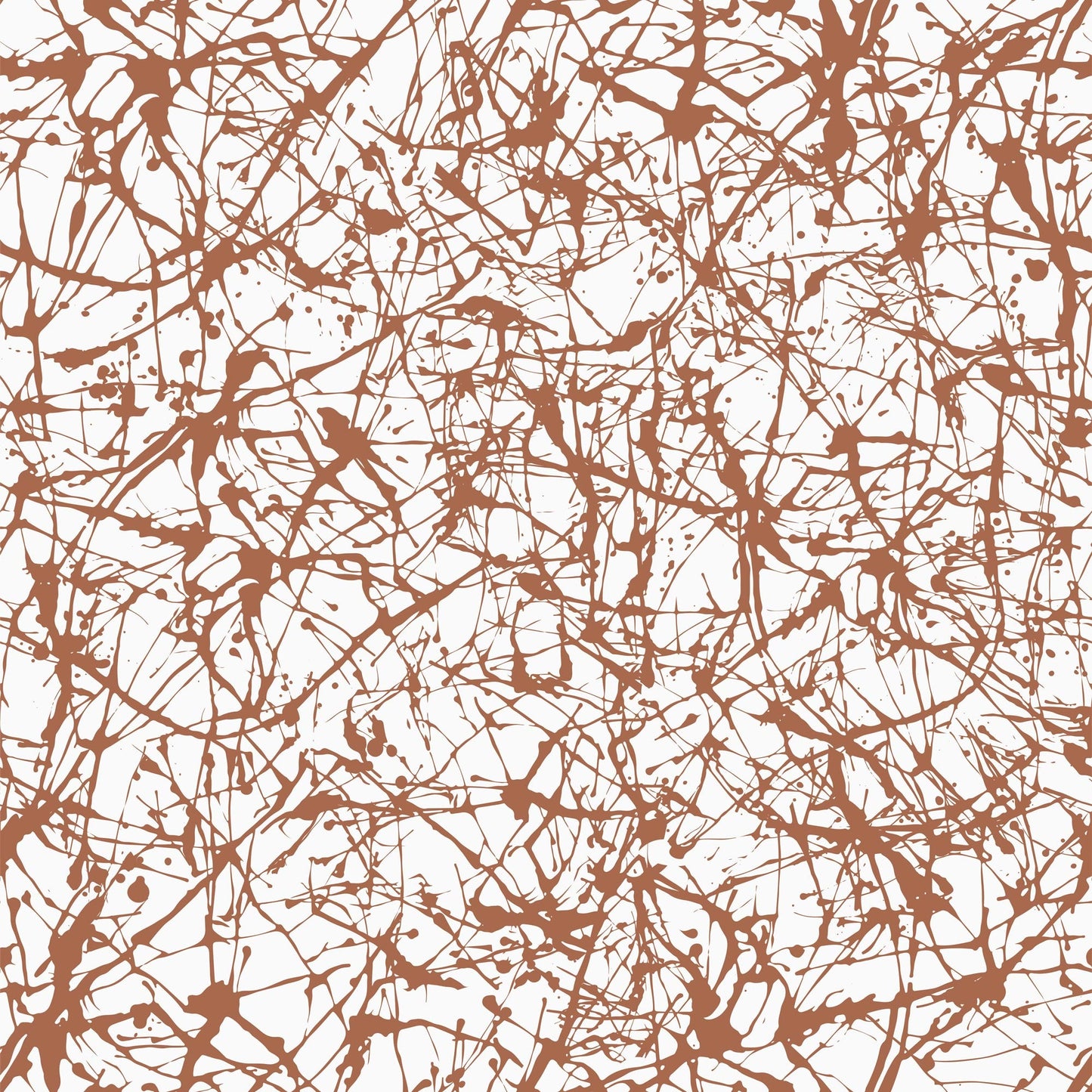 Scribble Wallpaper in Terracotta