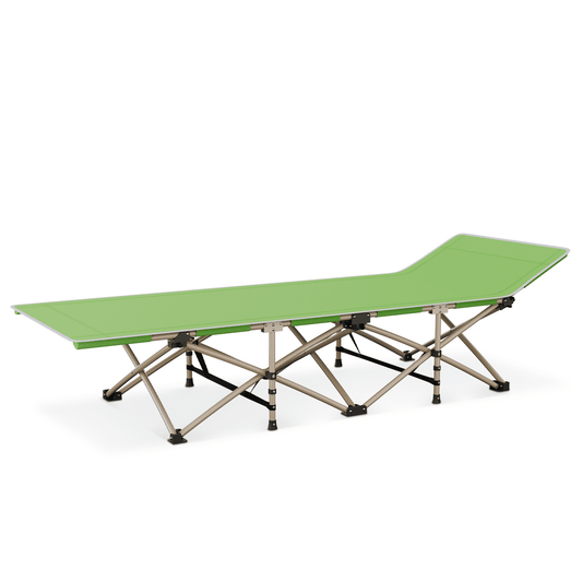 MoNiBloom Foldable Camping Cot, Sleeping Bed Portable Folding Bed for Adults with Carry Bag, Green