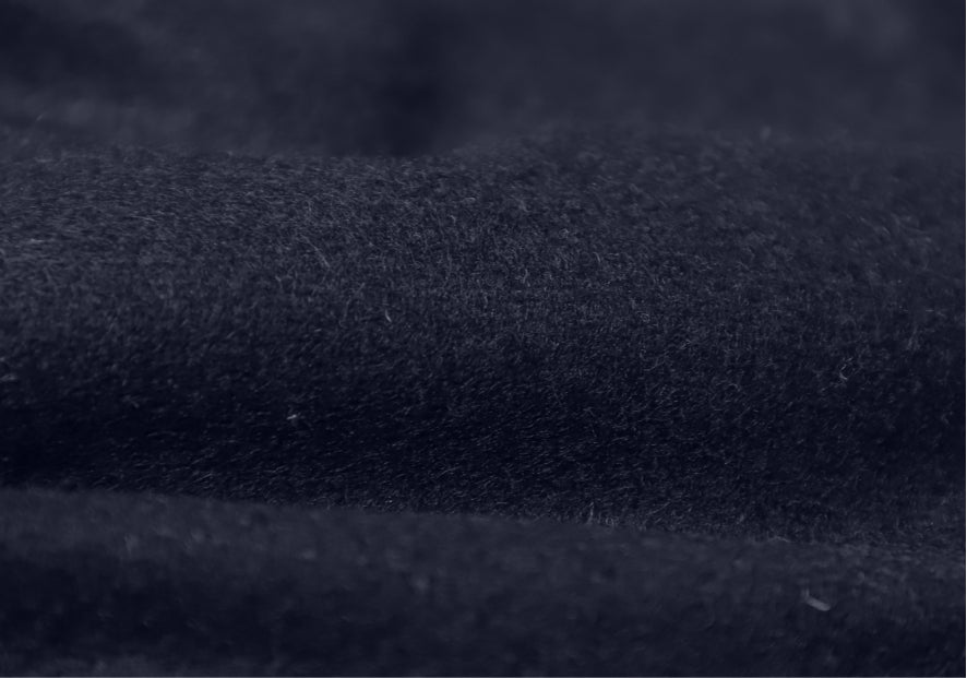 Olive Green Wool Felt Curtain Panel