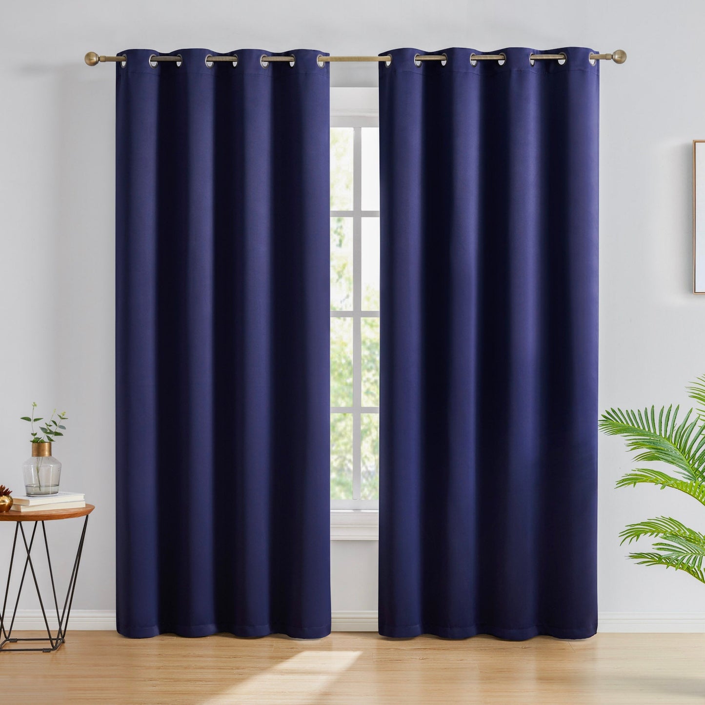 Oxford Room Darkening Grommet Curtain Panels