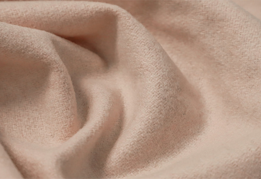 Wool Felt Curtains with Genuine Leather Tabs