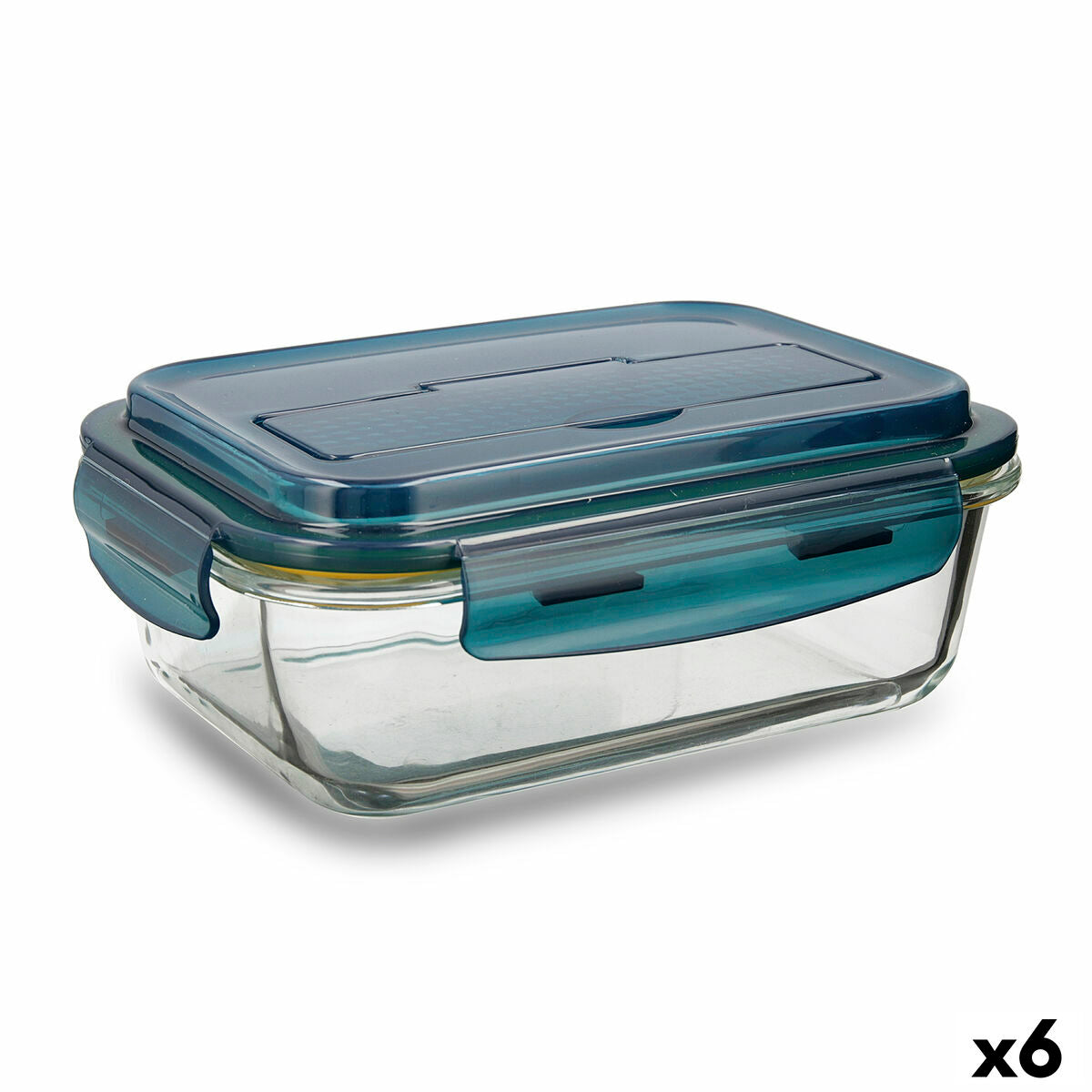 Lunchbox with Cutlery Comparment Quid Astral Glass 1,04 L (6 Units)