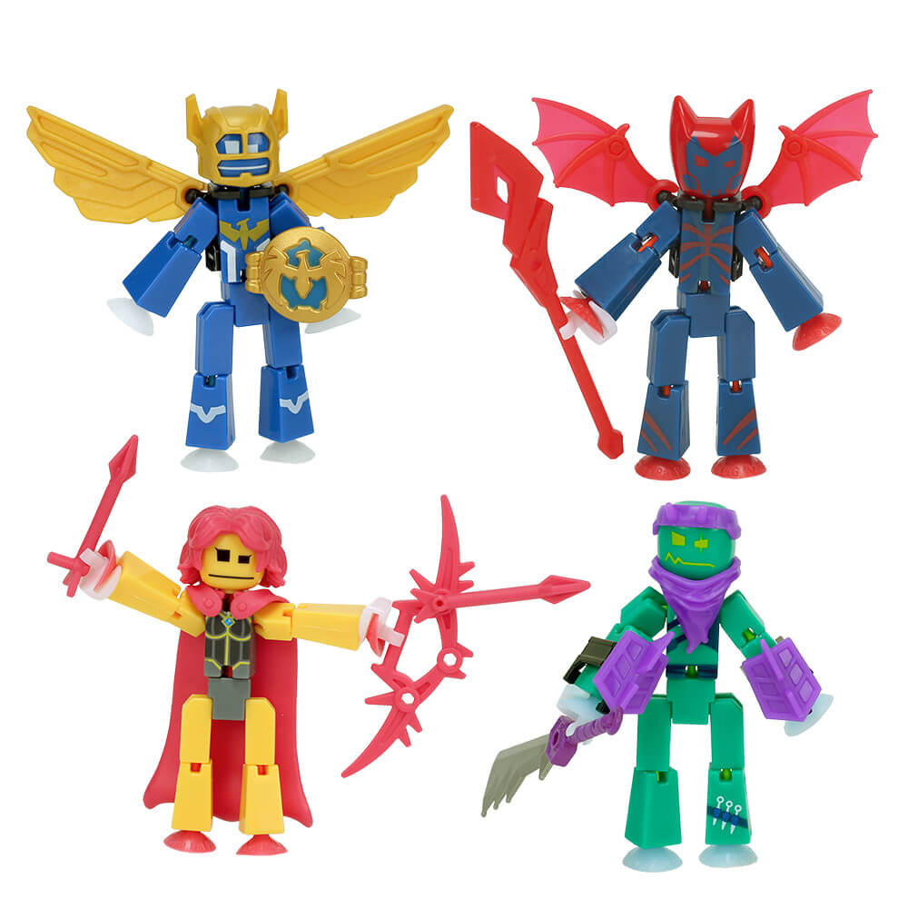 StikBot Legendz Series 1 - Valor, Ruebell, Dominus, Raze Oni