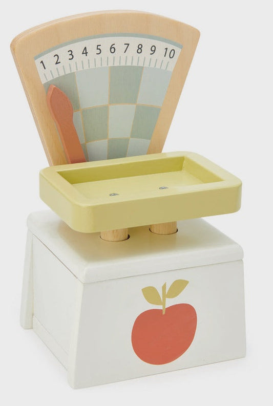 Tender Lead Wooden Market Scales