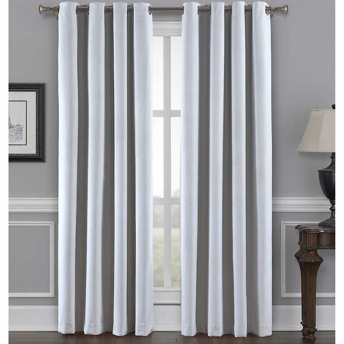 Total Blackout Velvet Window Curtain, 2-pack