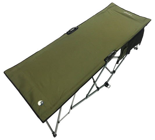 Wolftraders Turbocot Quick Collapsing Hammock Style Camping Cot, Olive Green