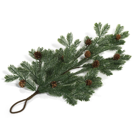 Frosted Spruce Bunch w/Pinecones