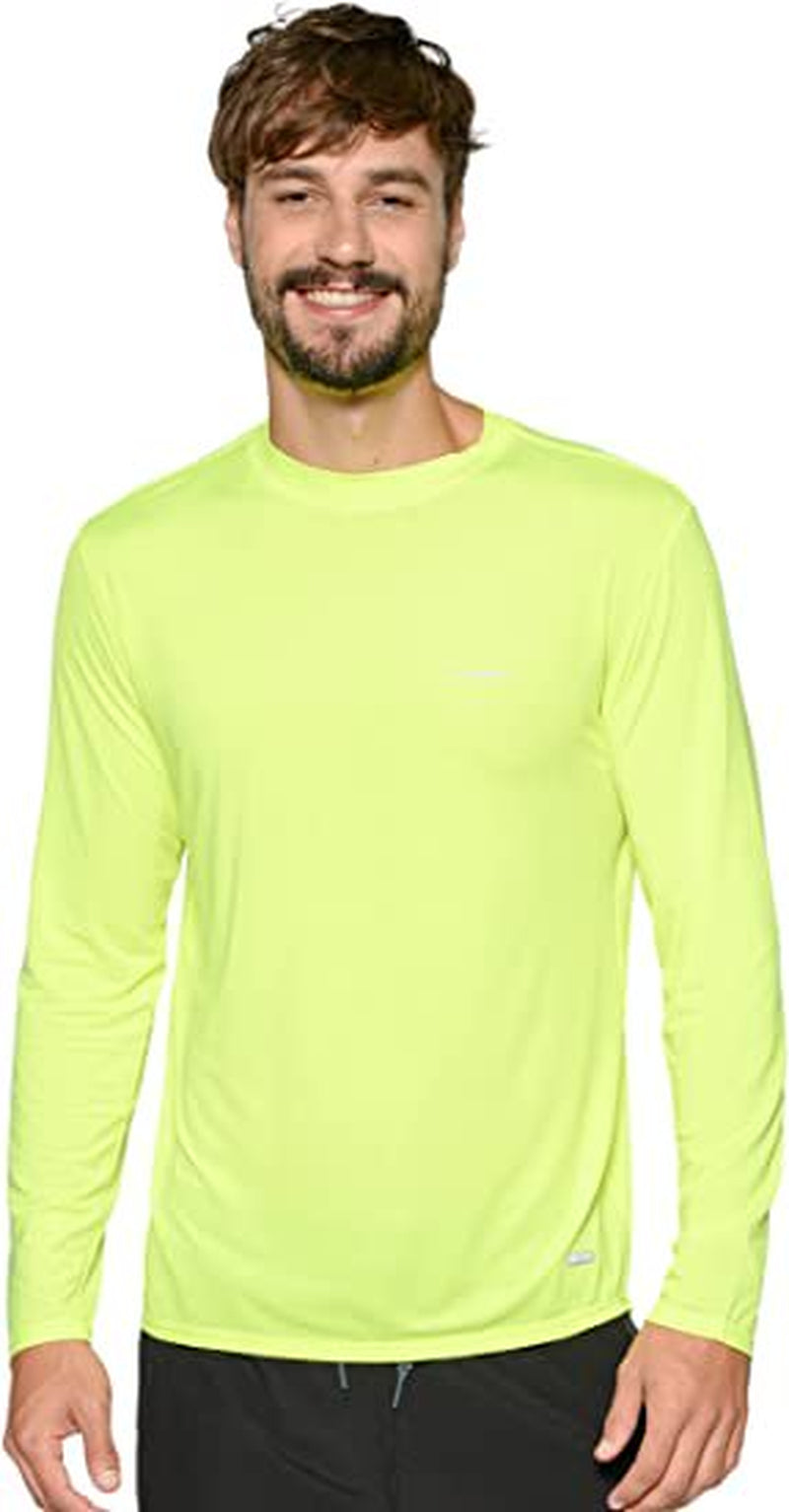 Wave Runner Swim Shirts for Men Uv Sun Protective Rash Guard Workout Shirts Quick Dry Outdoor Shirt for Fishing, Running