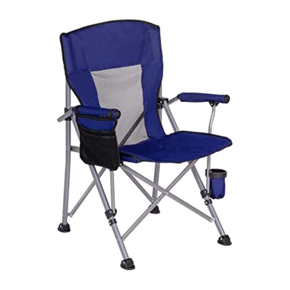 Flash Furniture Folding Camping Chair - Black/Gray