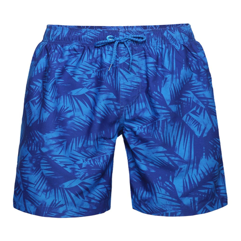 Rokka&Rolla Men'S 8" Stretch Mesh Lined Swim Trunks, up to Size 2XL