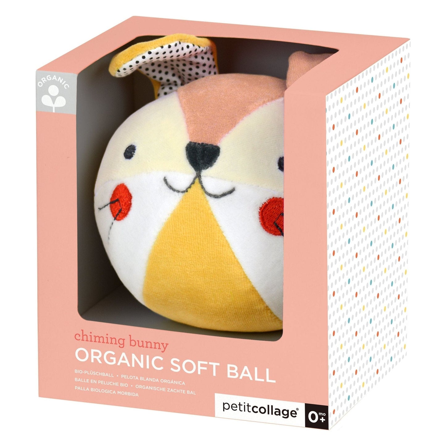 Organic Soft Chime Ball - Bunny