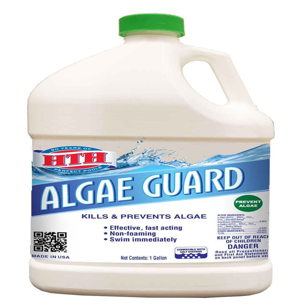 HTH Algae Guard for Swimming Pools, Kill and Prevent Algae, 1 Gallon