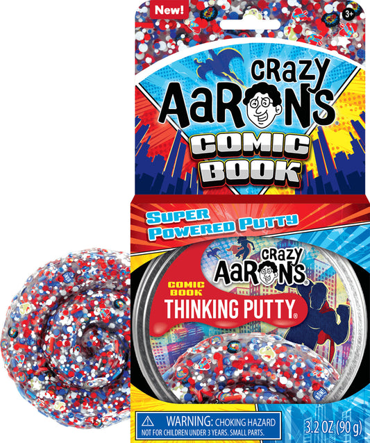 Comic Book Thinking Putty Tin