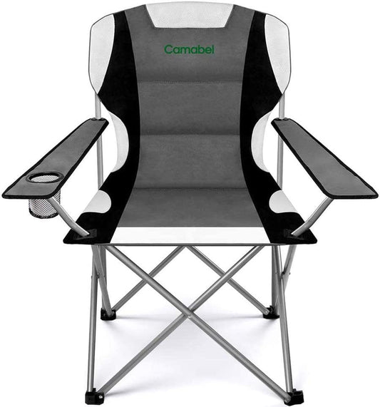 Camabel Camping Chair, Black and Gray