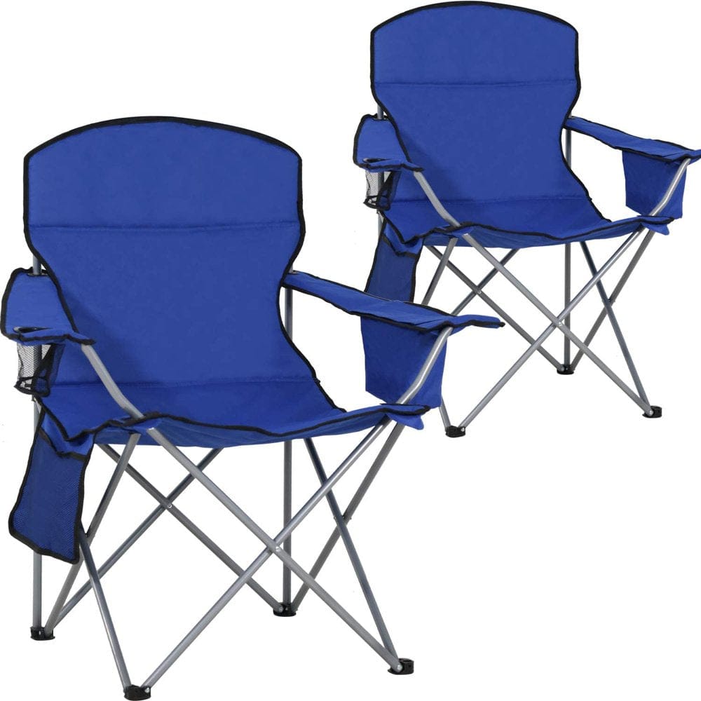 Camping Chair Folding Chair Set of 2 Lawn Chair Outdoor Chair Patio Chair Portable Chair for outside with Carry Bag