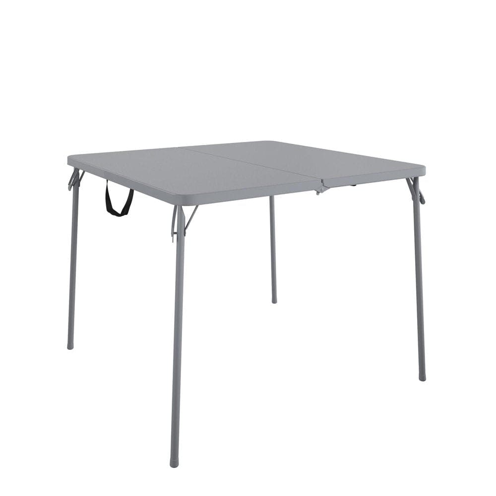 COSCO XL 38.5" Fold-In-Half Card Table W/ Handle, Black, Indoor & Outdoor, Portable, Wheelchair Accessible, Camping, Tailgating, & Crafting Folding Table