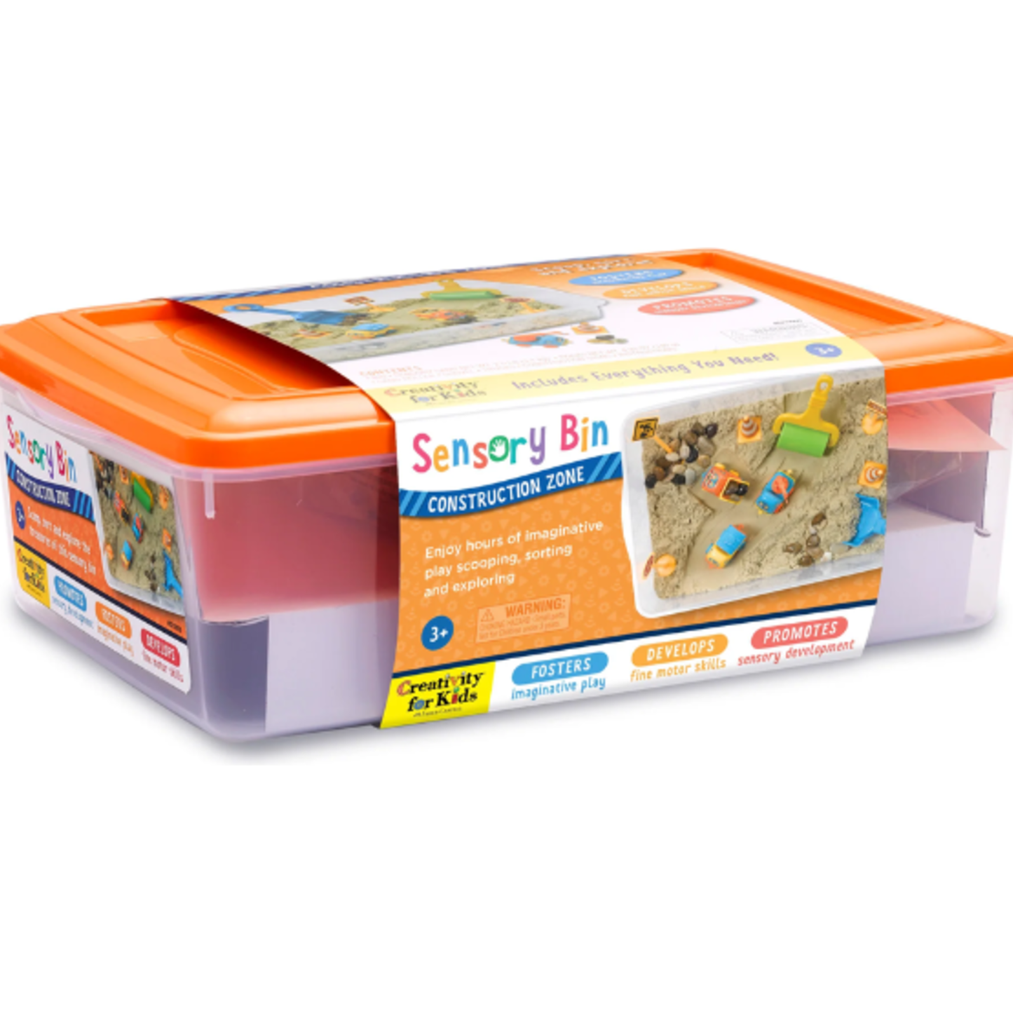 Creativity for Kids Sensory Bin Construction