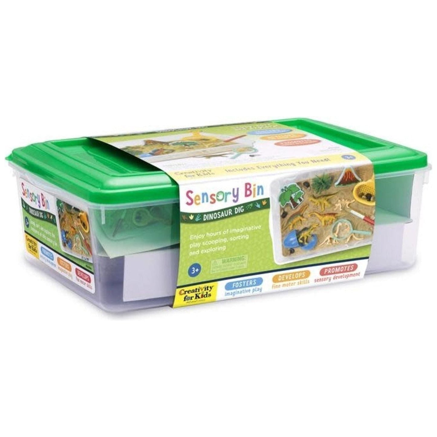 Creativity for Kids Sensory Bin Dinosaur Dig