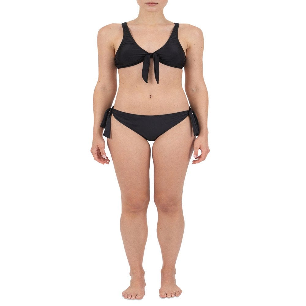 Cyn & Luca Juniors' Bailey Tie Front Swimsuit Bikini Top