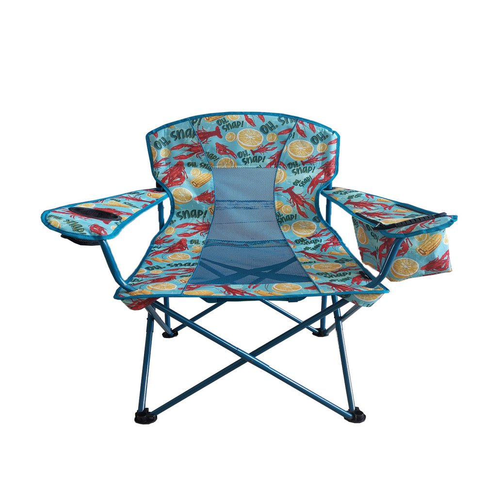 Ozark Trail Oversized Mesh Cooler Chair, Crawfish