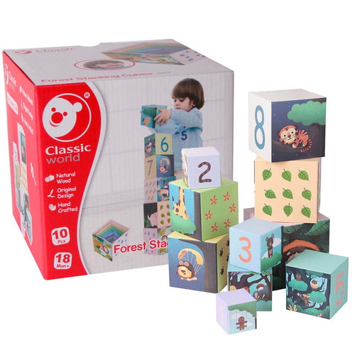 Classic World - Forest Stacking Cubes