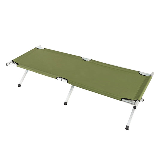MDHAND Camping Cot for Adults, Portable Folding Outdoor Bed with Carrying Bag Army Green 74.41 x 25.20 x 16.54'