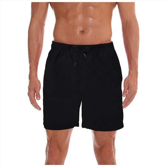 EZA Men'S Tasron Quick Dry Waterproof Plain Color Straight Beach Shorts Speedos Swim Trunks