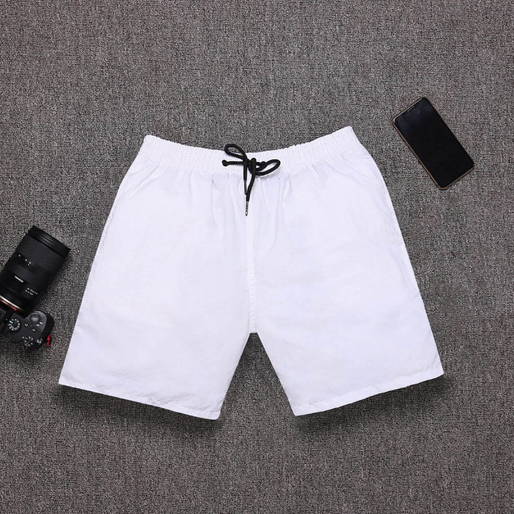 EZA Men'S Tasron Quick Dry Waterproof Plain Color Straight Beach Shorts Speedos Swim Trunks