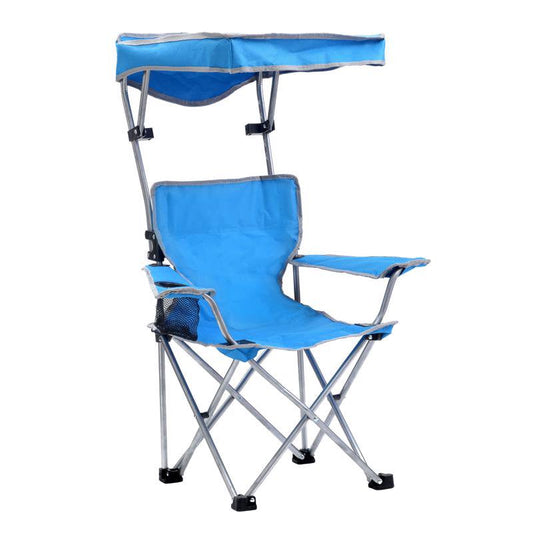 Quik Shade Kids Adjustable Canopy Camp Folding Chair - Blue