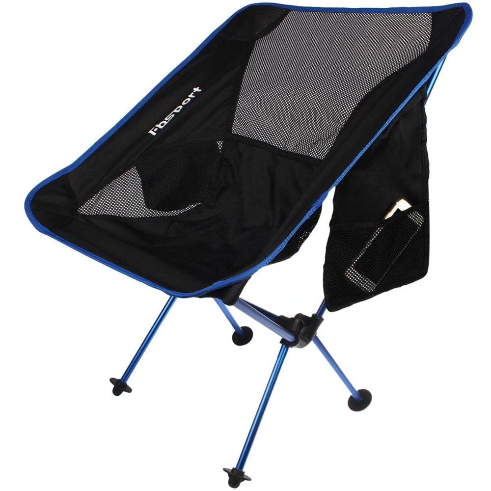 Folding 2Pcs Camping Backpack Chairs, Fbsport Lightweight Portable Heavy Duty Chairs with Pocket