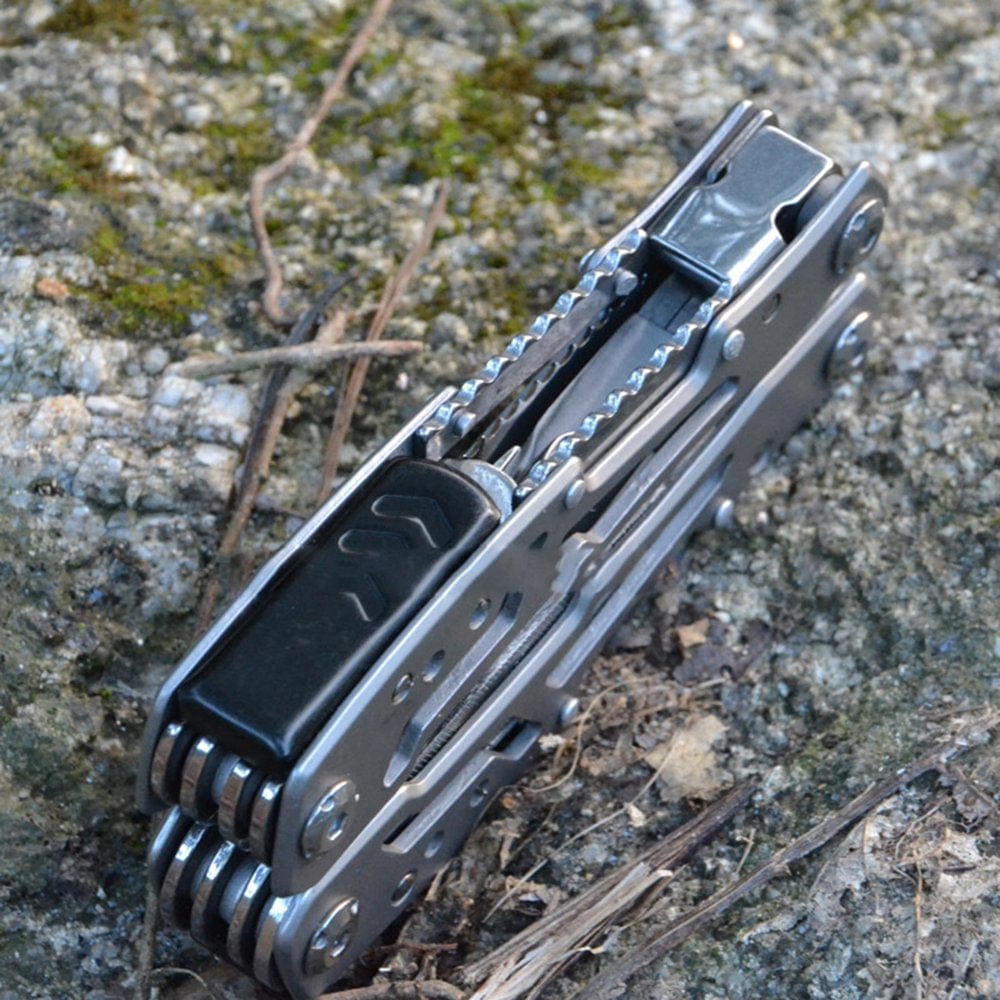 〖Follure〗Multifunctional Knife Pliers Emergency All-Steel Folding Tool with Locking Function