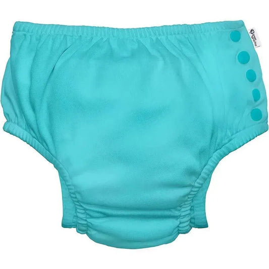 Green Sprouts - Reusable Eco Snap Swim Diaper, Aqua