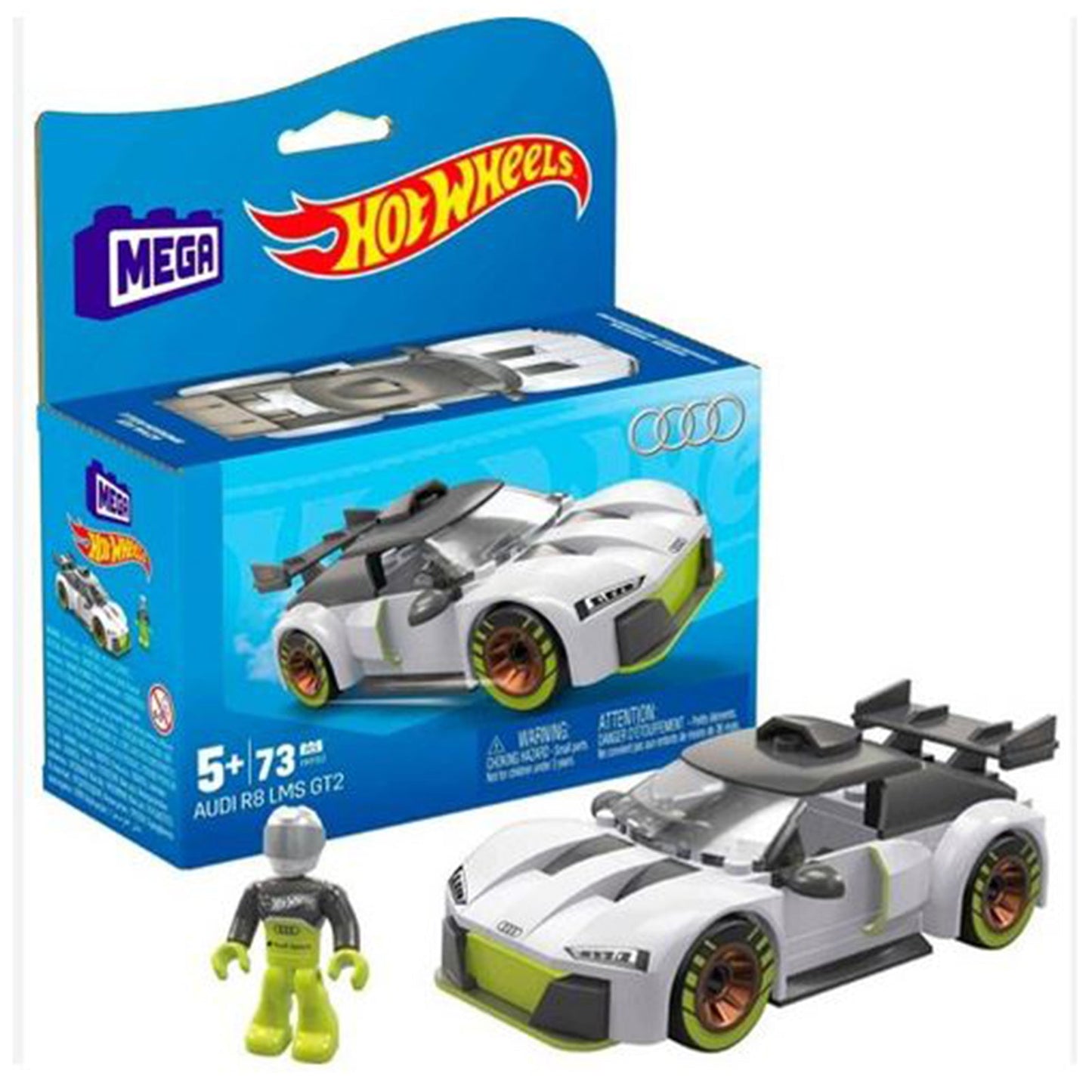 MEGA Hot Wheels Audi R8 LMS GT2 Figure Set