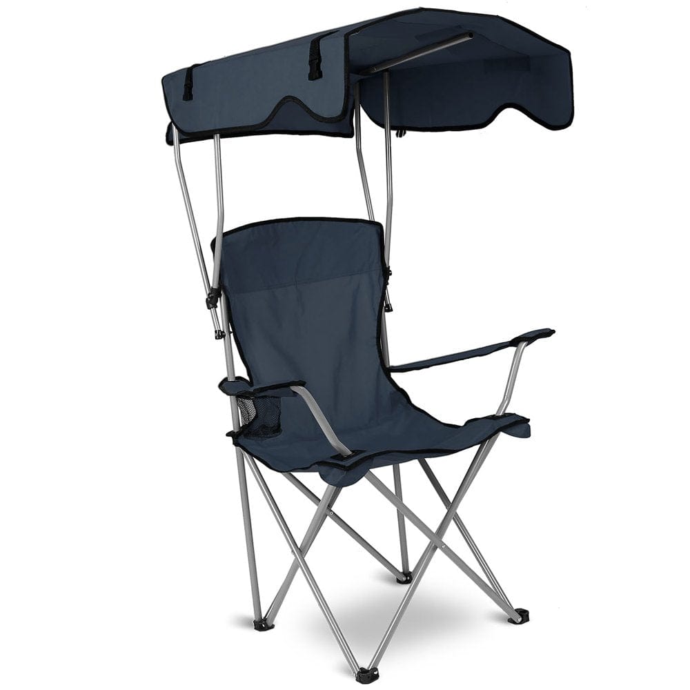 Imountek- Portable Foldable Beach Canopy Chair Sun Protection Adult Chair Camping Travel Picnic 330LBS