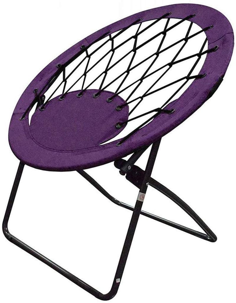 Impact Canopy Polyester Bungee Chair Portable Folding Chair Web, Purple