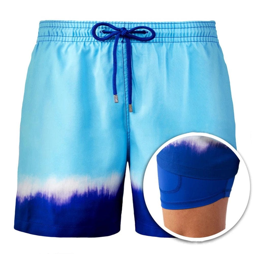 Inadays Men'S Swim Trunks with Mesh Lining Quick Dry Sports Shorts Beach Shorts Boardshorts Bathing Suit Swimwear, M-2XL