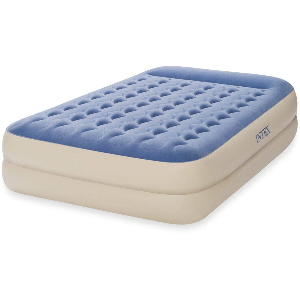 Intex 18" Dura-Beam Standard Raised Pillow Rest Air Mattress - Queen (Pump Not Included)