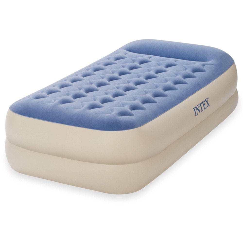 Intex 18" Dura-Beam Standard Raised Pillow Rest Air Mattress - Queen (Pump Not Included)