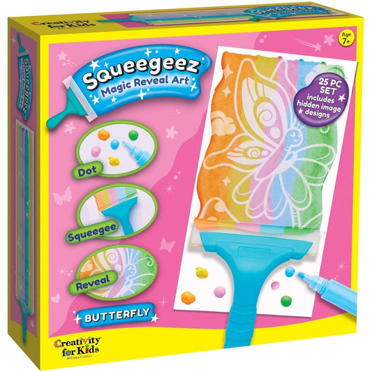 Creativity for Kids Squeegeez Magic Reveal Art Butterfly